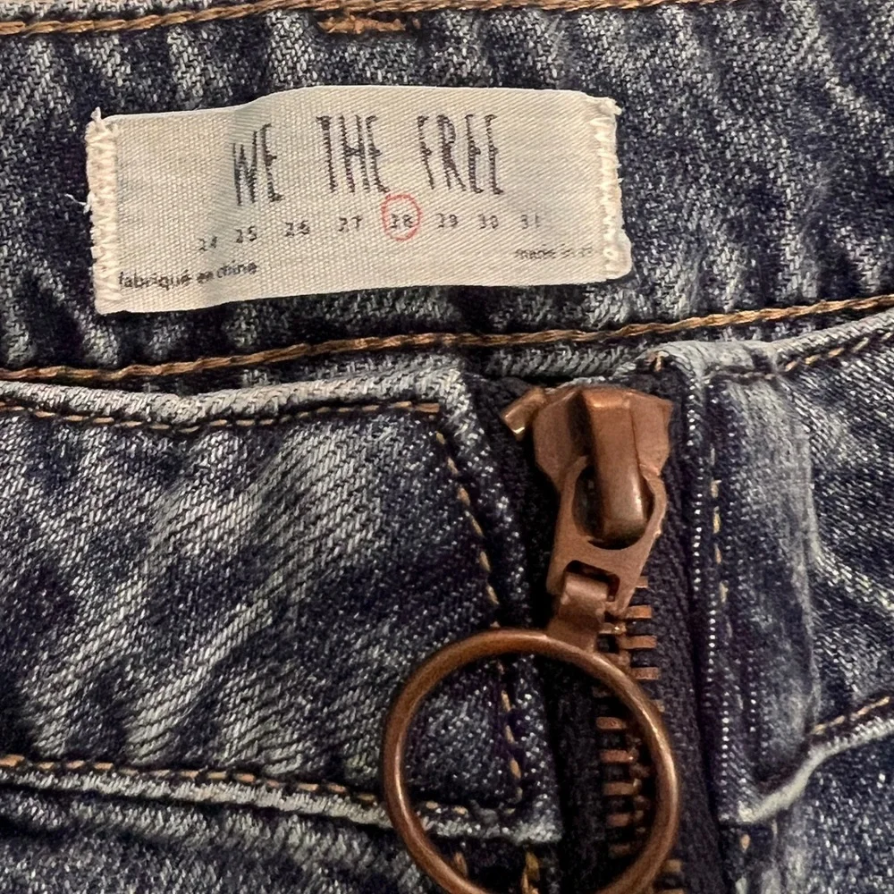 WE THE FREE | denim mini skirt